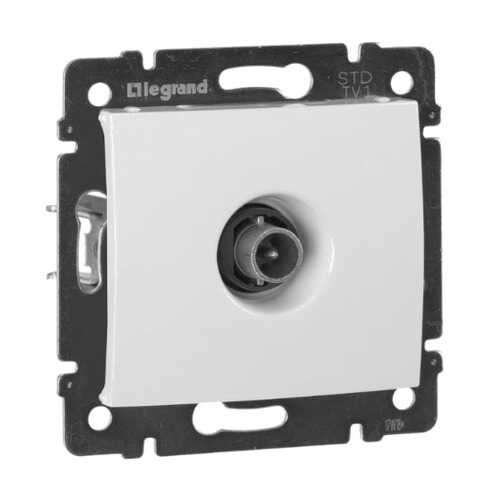 Механизм розетки TV оконечной Legrand Valena, 10 дБ, белый