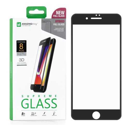 Защитное стекло AMAZINGthing SupremeGlass Hybrid 3D Black 0.2mm для Apple iPhone 7 Plus