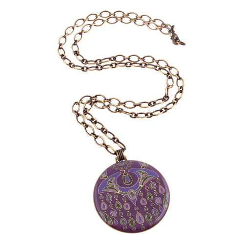 Колье CLARA BIJOUX B75673.85 V фиолетовое/зеленое/розовое