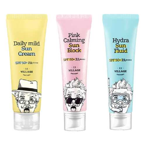Солнцезащитный крем Village 11 Factory Sun Care Special Kit Spf 50+ Pa++++ 3х25мл