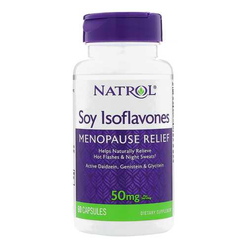 Добавка для здоровья Natrol Soy Isoflavones 60 капс. натуральный