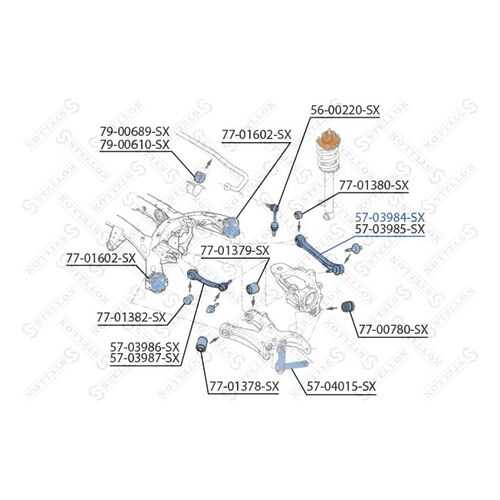 Рычаг подвески Stellox 57-03984-SX