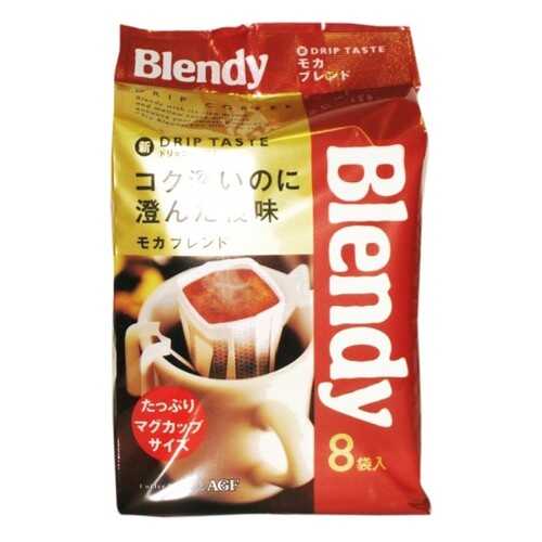 Кофе японский AGF Blendy Mocha молотый дрип-пакеты 8 штук 56 г