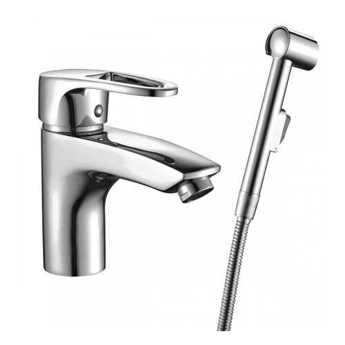 Смеситель Decoroom DR67015 одноручный для умывальника и биде монолитный, хром