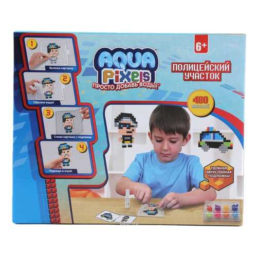 1 TOY Набор Aqua pixels Полицейский участок, 480 деталей Т13072