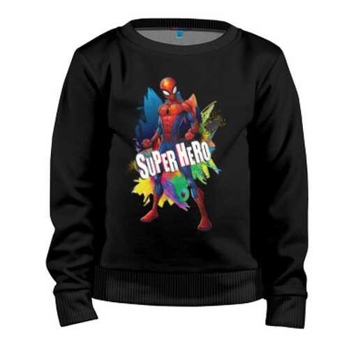 Детский свитшот ВсеМайки Spider-Man Super Hero, р. 140
