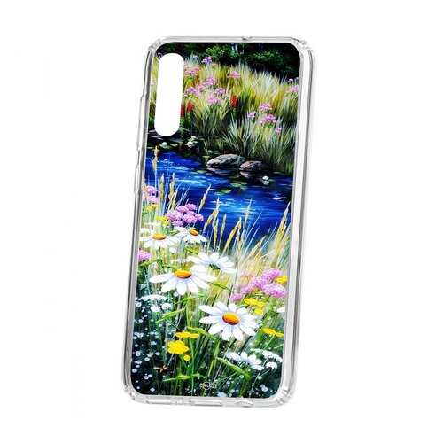 Чехол Kruche Samsung Galaxy A70 2019 Print Ромашки у ручья