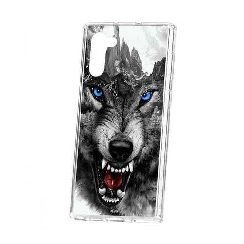 Чехол Kruche Print для Samsung Galaxy Note 10 Волк