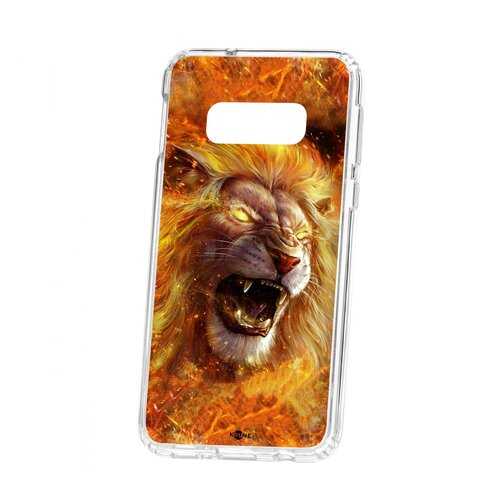 Чехол Kruche Samsung Galaxy S10e Print Лев