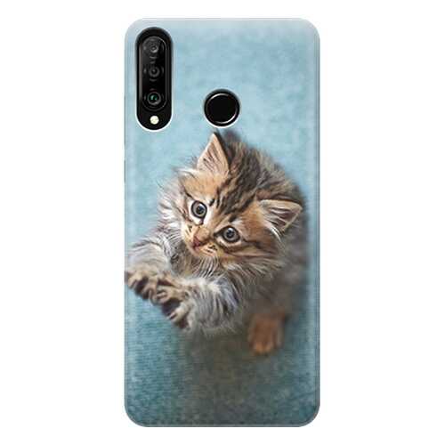 Чехол RE:PA для Huawei P30 Lite / Honor 20S / Honor 20 Lite с принтом Котёнок на голубом