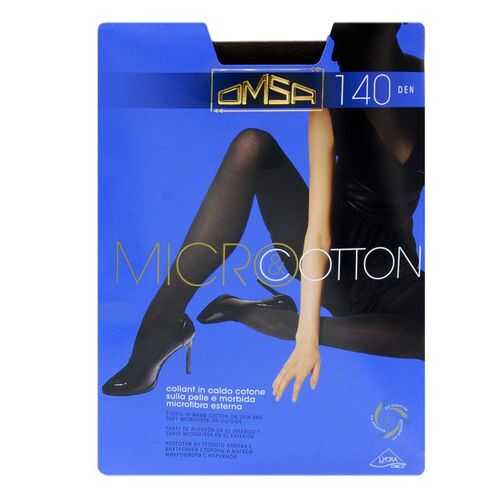 Колготки Omsa MICRO & COTTON / Nero (Черный) / 3 (M)