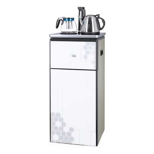 Напольный кулер с чайным столиком Тиабар Ecotronic TB1-LE silver