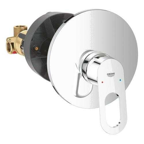 Смеситель для встраиваемой системы Grohe BauLoop 29080000 серебристый