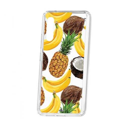 Чехол Kruche Samsung Galaxy A90 5G Print Тропический микс