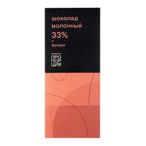 Шоколад молочный с фундуком Пропорция 75 г