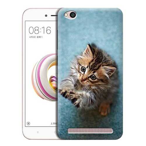 Чехол RE:PA для Xiaomi Redmi 5A с принтом Котёнок на голубом
