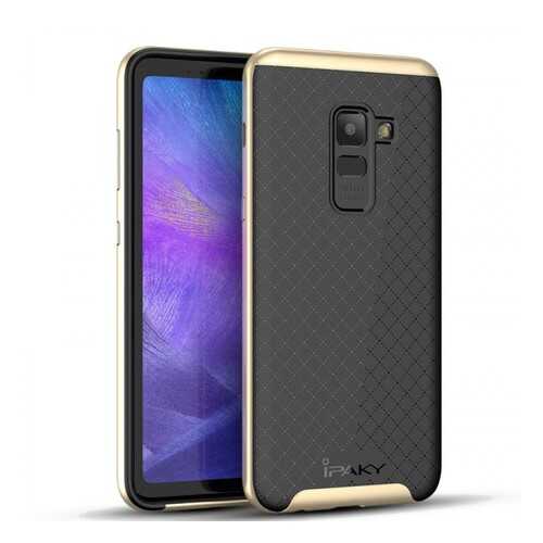 Чехол iPaky +PC для Samsung A530 Galaxy A8 (2018) Black/Gold
