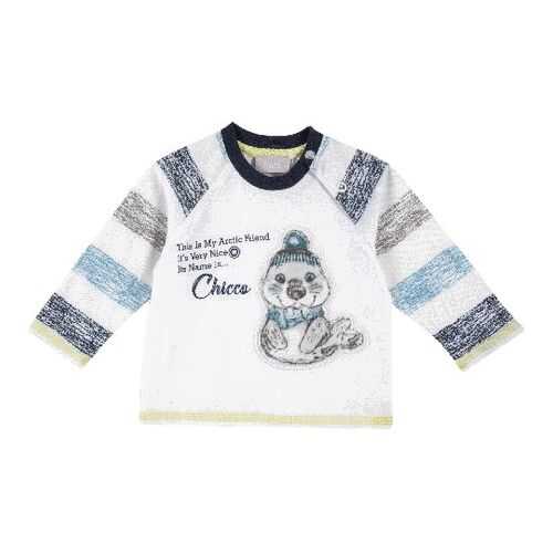 Лонгслив Chicco для мальчиков р.80 цв.белый