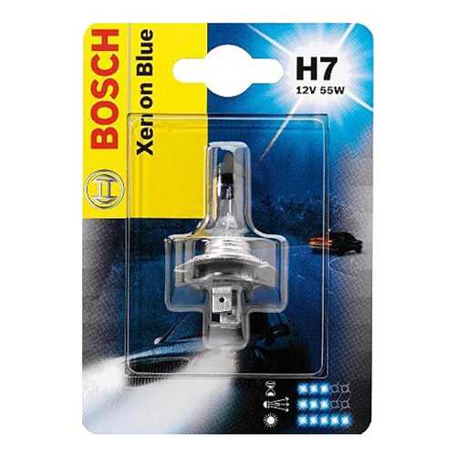 Лампа галогенная Bosch 55W H7 1987302075