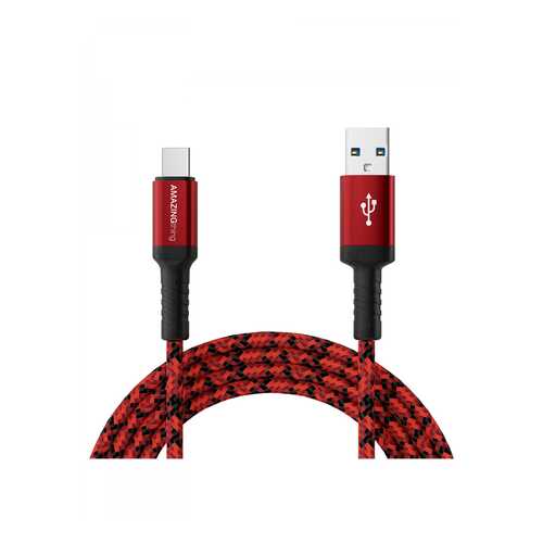 Кабель Amazingthing SupremeLink Bullet Shield USB-Type-C Red 1.2m 3A