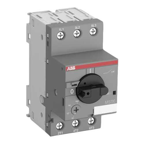 Выключатель автоматический защиты двигателя ABB MS-116-4.0, 50 kA