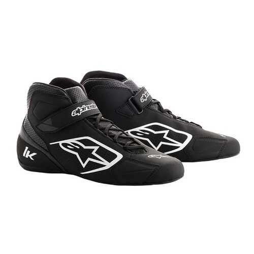 Обувь для картинга TECH 1-K, чёрный/белый, р-р 36 (4,5) Alpinestars 2712018_12_4,5
