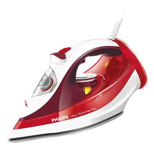 Утюг Philips Azur Performer Plus GC4516/40 White/Red