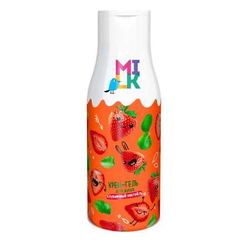 Крем-гель для душа MILK клубничный коктейль 500 мл