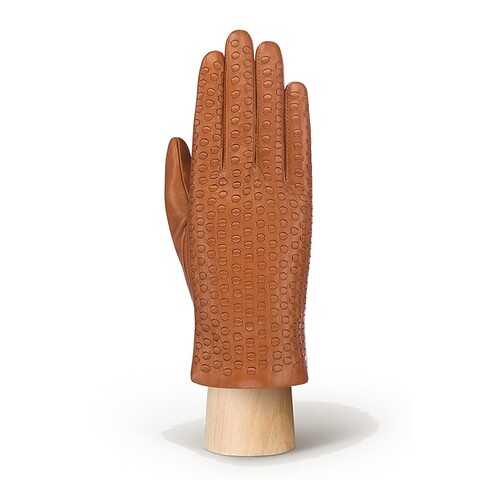 Перчатки женские Eleganzza F-HP0043 коричневые 6.5
