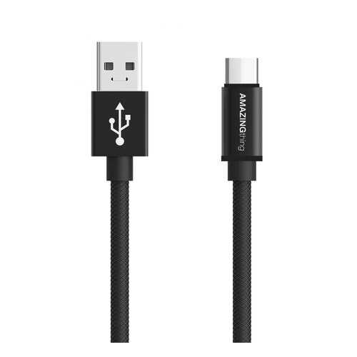 Кабель Amazingthing SupremeLink Ultimate Speed Black USB-Type-C 0.18m 3A