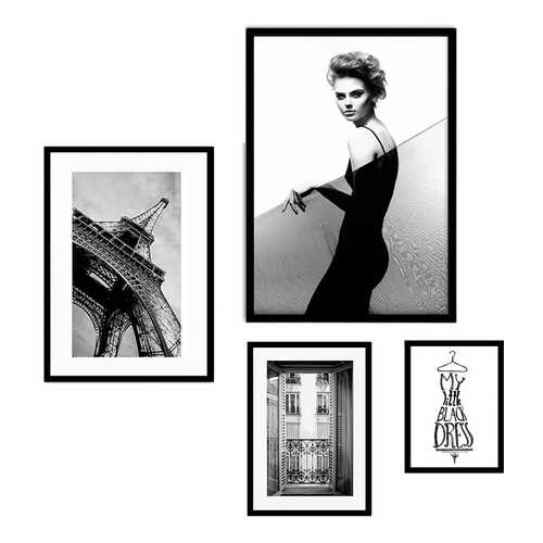 Набор постеров Коллаж Fashion №96 110х120 см