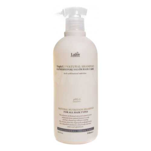 Шампунь La'dor Triplex Natural Shampoo 530 мл