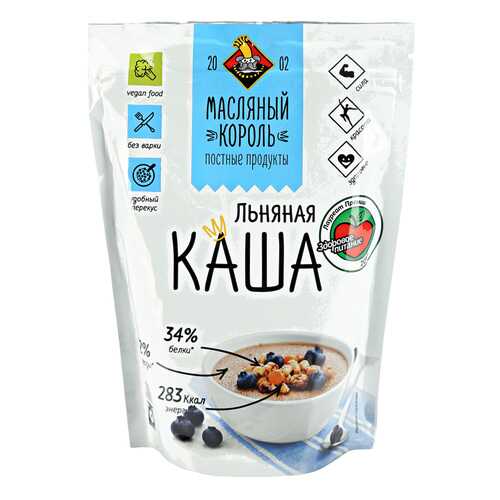 Каша Масляный Король льняная 300 г
