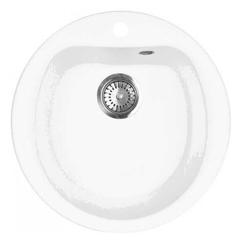 Мойка для кухни гранитная AquaGranitEx m-07 белый
