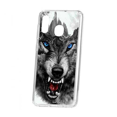 Чехол Samsung Galaxy A20 2019 Kruche Print Волк
