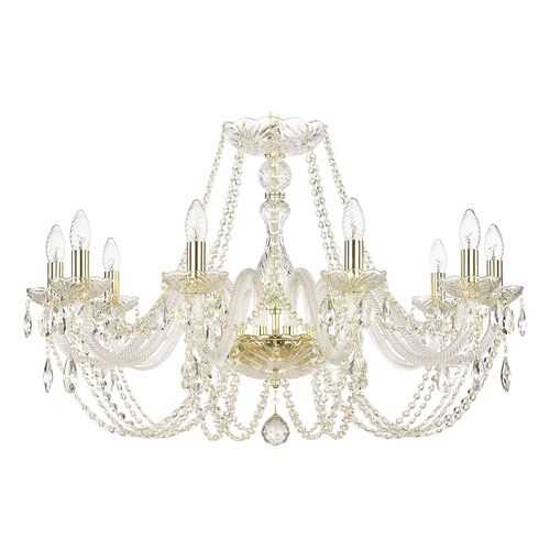 Люстра хрустальная 101/10/300 G Bohemia Ivele Crystal