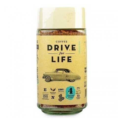 Кофе растворимый живой Drive for Life strong 100 г