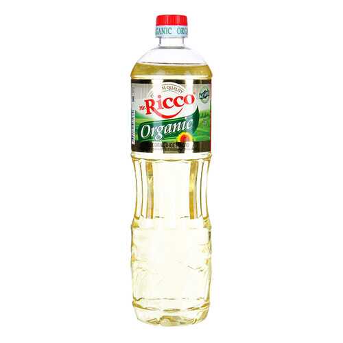 Масло Mr.Ricco organic подсолнечное рафинированное 1 л