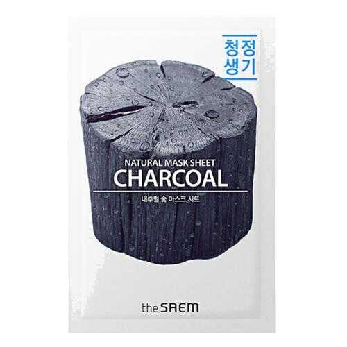 Маска тканевая THE SAEM с древесным углем Natural Charcoal Mask Sheet 21мл
