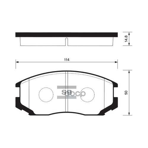 Колодки тормозные SANGSIN SP1142