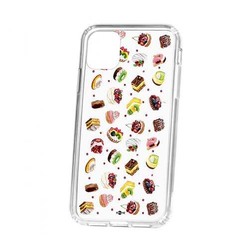 Чехол Kruche Apple iPhone 11 Print Cake