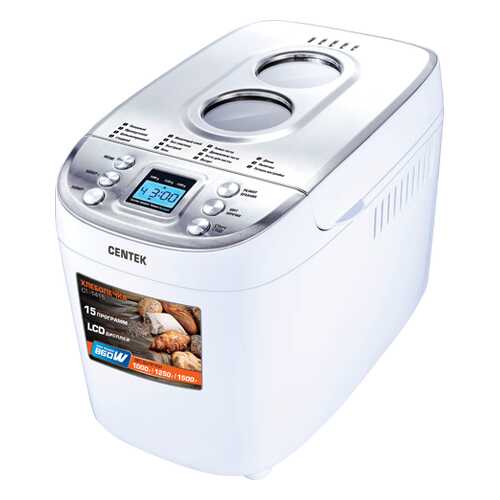 Хлебопечка Centek CT-1415 White