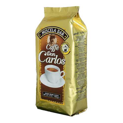 Кофе зерновой Carraro don Carlos 1 кг