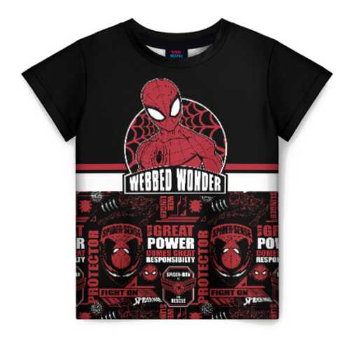 Детская футболка ВсеМайки 3D Webbed Wonder, размер 170