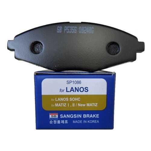 Колодки тормозные SANGSIN SP1086 передние