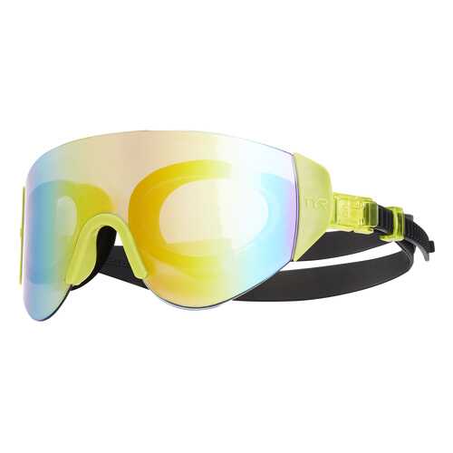 Очки-полумаска для плавания TYR Renegade Swimshades Mirrored LGRNGD черные/желтые (968)