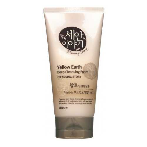 Пенка для умывания Welcos Cleansing Story Foam Cleansing Yellow Clay 150 г