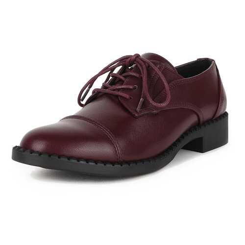 Полуботинки женские T.Taccardi K0490LC-3A бордовые 36 RU