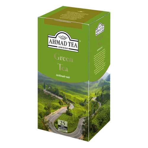 Чай зеленый Ahmad Tea 25 пакетиков
