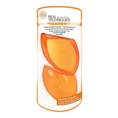 Спонж для макияжа Real Techniques Miracle complexion sponge + travel case